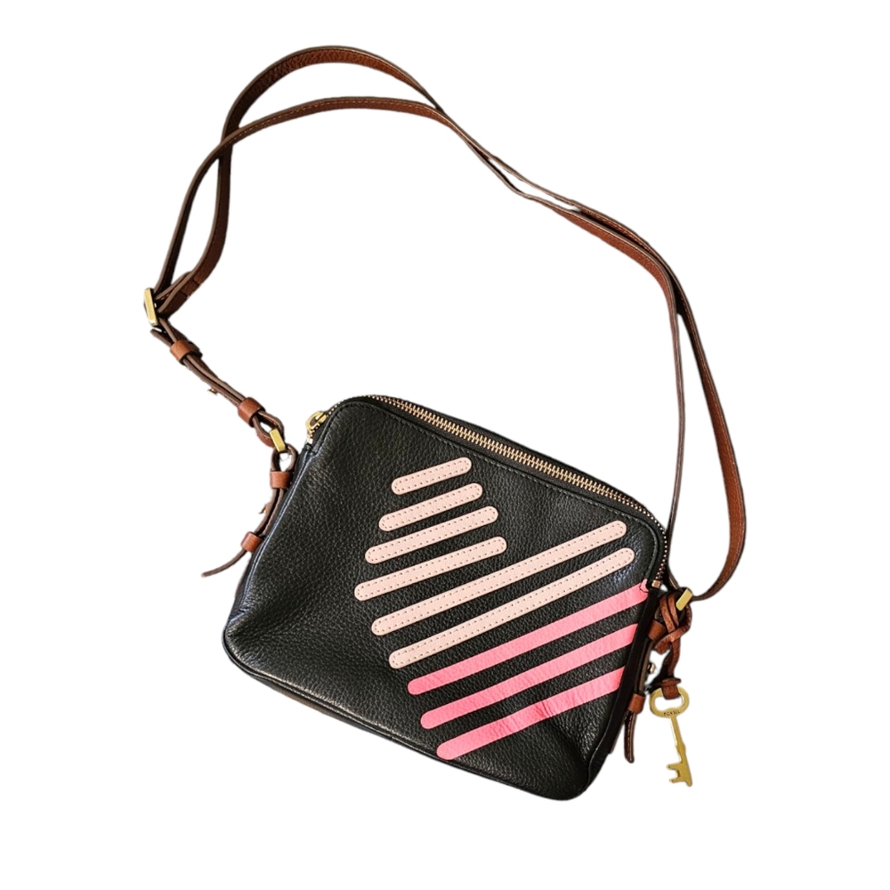Fossil Pink Heart Bag